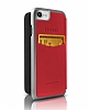 Ferrari iPhone SE 2020 Czdanl Kapakl Gerek Krmz Deri Klf - Resim: 2