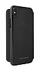 Ferrari iPhone XS Max Czdanl Kapakl Gerek Siyah Deri Klf - Resim: 1