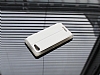 Ferrise Sony Xperia E3 Pencereli Standl Beyaz Deri Klf - Resim: 1
