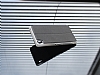 Ferrise Sony Xperia Z3 Pencereli Standl Siyah Deri Klf - Resim 2