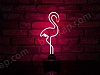 Flamingo Tasarml Neon Masa Lambas - Resim: 3