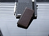 Eiroo Book iPhone SE / 5 / 5S Czdanl Yan Kapakl Kahverengi Gerek Deri Klf - Resim: 3
