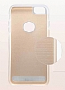 G-Case iPhone 6 Plus / 6S Plus Silikon Kenarl Metal Gold Klf - Resim 6