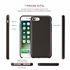 G-Case iPhone 7 / 8 Silikon Kenarl Kahverengi Rubber Klf - Resim: 2