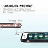 G-Case iPhone 7 / 8 Silikon Kenarl Siyah Rubber Klf - Resim 3