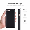 G-Case iPhone 7 / 8 Silikon Kenarl Siyah Rubber Klf - Resim: 4