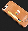 G-Case Majesty Series iPhone X / XS Deri Krmz Rubber Klf - Resim 2