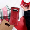 G-Case Majesty Series Samsung Galaxy Note 8 Deri Desenli Krmz Rubber Klf - Resim: 1
