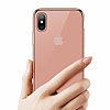 G-Case Plating iPhone X / XS Rose Gold Kenarl effaf Silikon Klf - Resim: 1