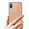 G-Case Plating iPhone X / XS Gold Kenarl effaf Silikon Klf - Resim 1