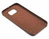 G-Case Samsung Galaxy Note 5 Deri Grnml Krmz Rubber Klf - Resim 1