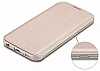 G-Case Samsung Galaxy S6 Edge Plus nce Yan Kapakl Beyaz Deri Klf - Resim: 1