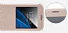 G-Case Samsung Galaxy S7 Manyetik Kapakl Pencereli Gold Deri Klf - Resim: 5