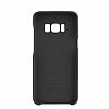 G-Case Samsung Galaxy S8 Deri Grnml Siyah Rubber Klf - Resim 1