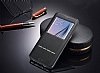 G-Case Sense II Samsung Galaxy S6 Edge Plus Manyetik Kapakl Pencereli Siyah Deri Klf - Resim 1