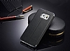 G-Case Sense II Samsung Galaxy S6 Edge Plus Manyetik Kapakl Pencereli Siyah Deri Klf - Resim 2