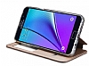 G-Case Sense Samsung Galaxy Note 5 Manyetik Kapakl Pencereli Siyah Deri Klf - Resim: 6