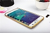 Eiroo Samsung Galaxy Note Edge Gold izgili Round Metal Bumper ereve Gold Klf - Resim 1