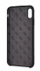Guess iPhone XS Max Siyah Silikon Klf - Resim: 1