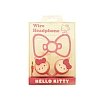 Hello Kitty SAN-41WHPK Byk Beyaz Kulaklk - Resim 1