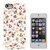 Hello Kitty SAN-154KTF iPhone SE / 5 / 5S Rubber Klf - Resim: 1