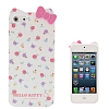 Hello Kitty SAN-161KTI iPhone SE / 5 / 5S Silikon Klf - Resim: 1