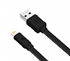 Hoco Bamboo X5 USB Type-C Siyah Data Kablosu 1m - Resim 1