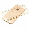 Hoco iPhone SE / 5 / 5S Defender Desenli Gold Kristal Klf - Resim 4