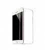 Hoco Light Series iPhone 7 / 8 effaf Silikon Klf + Beyaz Cam Ekran Koruyucu - Resim 4