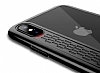 Hoco iPhone X / XS Lacivert Silikon Kenarl effaf Rubber Klf - Resim: 5