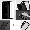 Hoco iPhone X / XS Siyah Silikon Kenarl effaf Rubber Klf - Resim 3