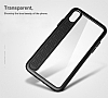 Hoco iPhone X / XS Siyah Silikon Kenarl effaf Rubber Klf - Resim: 7