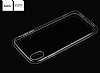 Hoco Light Series iPhone X / XS effaf Silikon Klf + Siyah Cam Ekran Koruyucu - Resim: 7