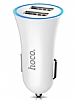 Hoco UC204 ift USB Girili Beyaz Ara arj - Resim 1