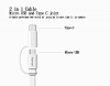 Honor Micro USB & Type-C Beyaz Data Kablosu 1.5m - Resim: 2