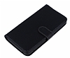 HTC Desire 516 Czdanl Yan Kapakl Siyah Deri Klf - Resim: 4
