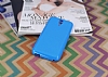 HTC Desire 620 Mavi Silikon Klf - Resim: 1