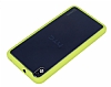 HTC Desire 816 Sar Silikon Kenarl effaf Rubber Klf - Resim 2