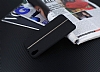 HTC Desire 820 Kadife Dokulu Siyah Silikon Klf - Resim 2