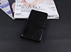 HTC Desire 820 Standl Czdanl Siyah Deri Klf - Resim: 1