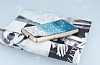 HTC Desire 820 Tal Geili Mavi Silikon Klf - Resim 1