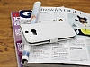 HTC One M8 Czdanl Yan Kapakl Beyaz Deri Klf - Resim: 2