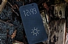 Eiroo HTC One M8 Dot View Uyku Modlu nce Yan Kapakl Siyah Klf - Resim 4