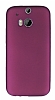 HTC One M8 Mat Mor Silikon Klf