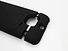 HTC One M8 Standl Bataryal Siyah Klf - Resim: 2