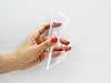 HTC One M8 Ultra nce effaf Beyaz Silikon Klf - Resim: 1