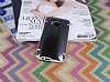 HTC One M9 Beyaz Silikon Kenarl effaf Rubber Klf - Resim 1