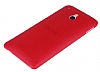 HTC One mini 0.2 mm Ultra nce effaf Krmz Rubber Klf - Resim: 2