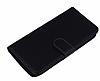 HTC One mini 2 Czdanl Yan Kapakl Siyah Deri Klf - Resim 2