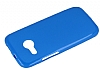 HTC One mini 2 Mavi Silikon Klf - Resim: 2